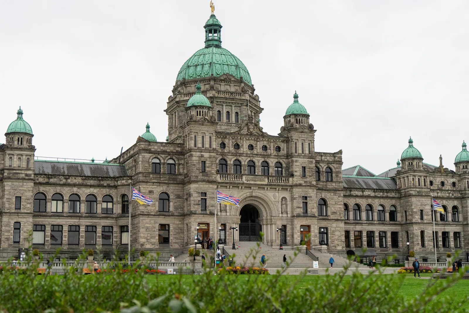 Das Parlament von British Columbia in Victoria